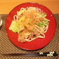 ナビナ's cooksnap of when they made 夏にさっぱり☆簡単焼きうどん☆ダシ味.