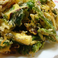 mmameco's cooksnap of when they made サックリ～♪菊菜とさつまいものかき揚げ.