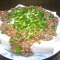 いかりんGOO's cooksnap of when they made 納豆そぼろあんやっこ✿.