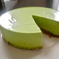 ロピコ's cooksnap of when they made 抹茶が香るレアチーズケーキ～♪.