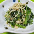 ぽろん５２６'s cooksnap of when they made 春菊とえのきのにんにく胡麻和え　.