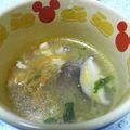 ミーコ♪♪'s cooksnap of when they made 干し椎茸とひき肉のスープ.