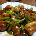 k0n0chan's cooksnap of when they made 柔らか～❤鶏むね肉とにんにくの芽の炒め.