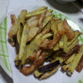 kisaragicats's cooksnap of when they made ☆　ちくわとさつま芋の天ぷら　☆.