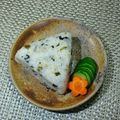 カルン's cooksnap of when they made ワカメ×胡麻のおにぎり　わさび風味.