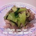 プンプン庵's cooksnap of when they made 豚肉と青梗菜の炒め物.