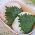 紅葉ｙ's cooksnap of when they made 子供の日♡柏餅風おにぎり♡キャラ弁.