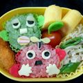 キュアストロベリー's cooksnap of when they made 簡単キャラ弁☆カップガチャダマムックダマ.