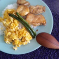 はなみれな's cooksnap of when they made ふわふわ卵と鶏肉の照り焼き丼.