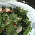 すんじゃんじゃ's cooksnap of when they made きゅうりとわかめとカニカマ和え.