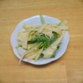 つばめちゃん's cooksnap of when they made セロリのごまマヨサラダ★.