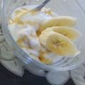 Hatsuhatsu's cooksnap of when they made 簡単！メイプルバナナヨーグルト.