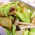 PanDomo's cooksnap of when they made 春キャベツと新じゃがのアンチョビ炒め.