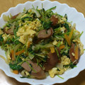 アメショのリョウちん's cooksnap of when they made 豆苗がシャキウマ！ほうれん草の卵炒め★.