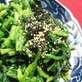 羽尼うに's cooksnap of when they made 韓国海苔和えほうれん草ナムル.