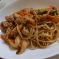 快くん's cooksnap of when they made 簡単に韓国の味♪キムチマヨネーズ焼きそば.