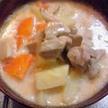 つるんがわ's cooksnap of when they made ミルク味噌スープの米粉すいとん.