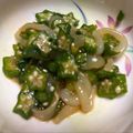 ちゅらまり's cooksnap of when they made ☆簡単混ぜるだけ☆オクラのイカそうめん☆.