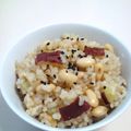 ３児ママCafe's cooksnap of when they made さつまいもごはん（玄米）.