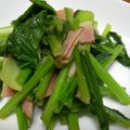 モーリーママ's cooksnap of when they made エコ☆カブの葉＆ベーコン炒め.