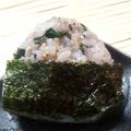 MI‐RIN's cooksnap of when they made ワカメ×胡麻のおにぎり　わさび風味.