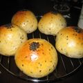 hinata227's cooksnap of when they made ひとり占めっ♪ソフトスイートおさつ餡パン.