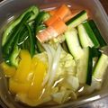 tomoko373's cooksnap of when they made 夏の漬物シリーズ。野菜ピクルス.