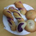 ぷくるん's cooksnap of when they made 折り込みパン☆紫いもクリーム.