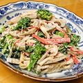 ぽりぽり拓庵's cooksnap of when they made 菜の花とれんこんの温サラダ♪.