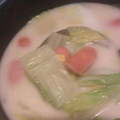 ★れおん★'s cooksnap of when they made ☆とろとろ白菜のヘルシー豆乳スープ☆.
