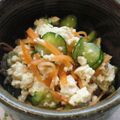 のんのんSTELLA's cooksnap of when they made 豆腐ときゅうりの酢の物♪.