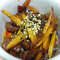 riaelephan's cooksnap of when they made 牛肉の旨みがgoodなぴらごぼう.