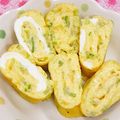 ぷらすないん's cooksnap of when they made ねぎ臭くない！ねぎ入り卵焼き　お弁当にも.