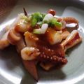 元気一番's cooksnap of when they made イカのゴマ味噌炒め.