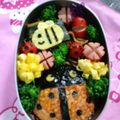 フモフモきりん's cooksnap of when they made 初心者でも簡単☆テントウムシ弁当.