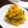 N_Asuka's cooksnap of when they made かぼちゃと小松菜のあえもの.