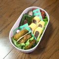 ☆りりん☆'s cooksnap of when they made いつもの弁当おかずをハンバーガーに変身♪.