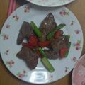みくりょん's cooksnap of when they made ✿牛肉とアスパラのオイスターソース炒め✿.
