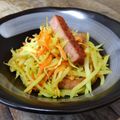 醤油☆世界一's cooksnap of when they made 沖縄料理☆パパイヤイリチー（炒め）.