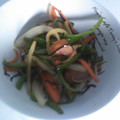 みかち♪'s cooksnap of when they made 彩りおかず！ピーマンと人参の塩昆布炒め.