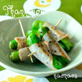 naonaos's cooksnap of when they made ✿簡単おつまみ♪しし唐のハム巻き✿.