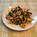 オレンジリング's cooksnap of when they made ほうれん草とタマゴのマヨ炒め.