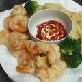 りんりんかあかん's cooksnap of when they made 小えびも大えびになる海老のフリッター.