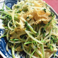 羽尼うに's cooksnap of when they made 豆苗ともやしと舞茸炒め.
