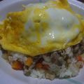 プーニー's cooksnap of when they made ●春の和風オムライス♪筍・山椒風味●.