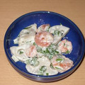 935's cooksnap of when they made 海老と蓮根のわさびマヨネーズ.