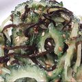 海綿ボブ's cooksnap of when they made 大量消費！苦くない簡単ゴーヤの塩昆布和え.