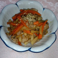 ミリラム's cooksnap of when they made 大根の皮で☆具沢山きんぴら☆.