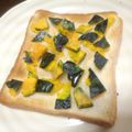亜久里's cooksnap of when they made かぼちゃ☆トースト.