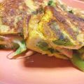 朱理っち's cooksnap of when they made 菜の花とベーコンの玉子焼き.